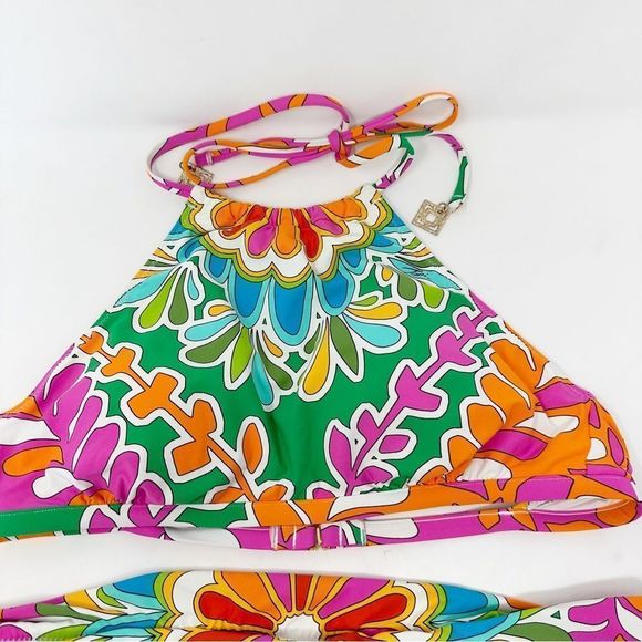 TRINA TURK Tamarindo High Neck Halter Style
Swim Set - Picture 7 of 15